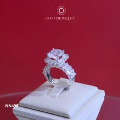 Nhẫn Nữ NN498 CHAM JEWELRY, Chủ 9.0mm (Barcode TNN1410).