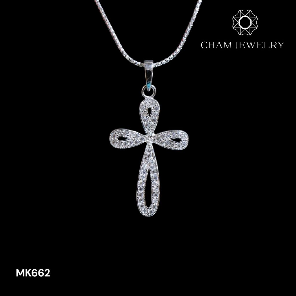 Mặt Dây Chuyền MK662, Mặt Thánh Giá CHAM JEWELRY.