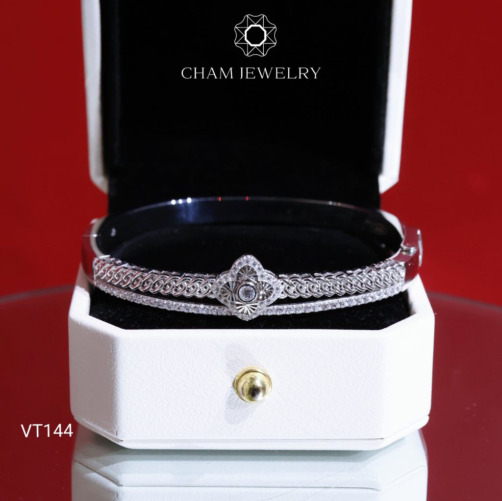 Vòng Tay VT144 CHAM JEWELRY, Bảng 3.5mm (Barcode CV7502).