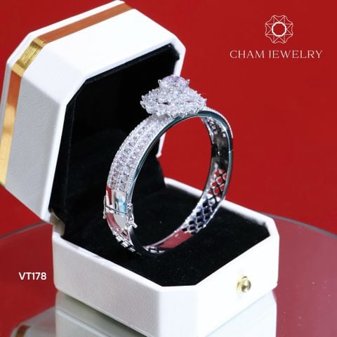 Vòng Tay VT178 CHAM JEWELRY, Chủ 8.5mm Bản 9.0mm (Barcode TVB303V).