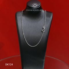 Dây Chuyền DK124 CHAM JEWELRY, Dây Bi 1.2mm (Barcode CDYR73).