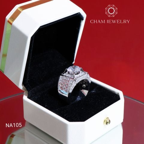 Nhẫn Nam NA105 CHAM JEWELRY, Chủ 10.0mm (Barcode TNNA423).
