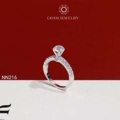 Nhẫn NN216 CHAM JEWELRY, Chủ 6.0mm( Barcode NNNH78).