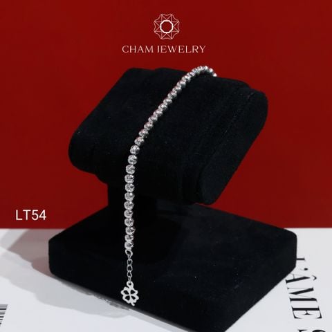 Lắc Tay CHAM JEWELRY LT54, Lắc Tay Bi Bản 4.0mm ( Barcode TLBC862).