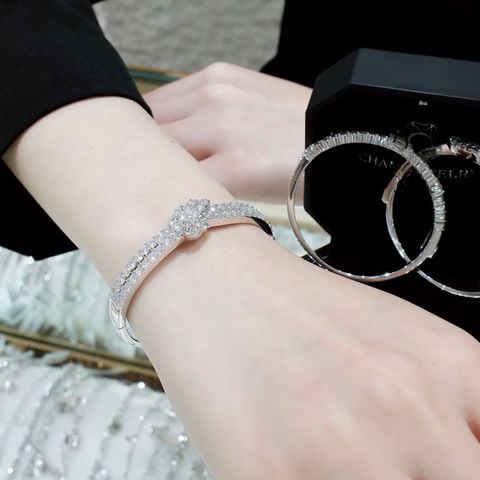 Vòng Tay VC04 CHAM JEWELRY, Full Moissanite Cao Cấp  (Barcode OVT03).