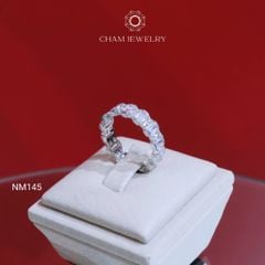 Nhẫn NM145 CHAM JEWELRY , Nhẫn Full Đá Barget (Barcode TNF07)