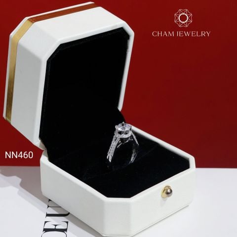 Nhẫn Nữ NN460 CHAM JEWELRY, Chủ 6.5mm (Barcod TNN1264).