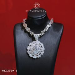 Mặt Dây Chuyền MK723 CHAM JEWELRY, Mặt Xoàn Tia Chủ 7.0mm (Barcode TMA1807).