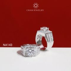 Nhẫn Nam NA143 CHAM JEWELRY, Chủ 8.1mm (TNNA410-C-N172)