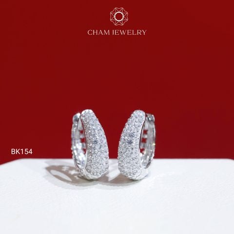 Hoa Tai BK154 CHAM JEWELRY ( Barcode CB6834 - TBK380)