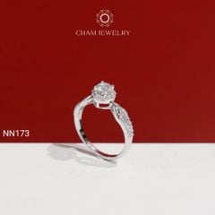 Nhẫn NN173 CHAM JEWELRY, Chủ 4.0mm (Barcode TNN1826).