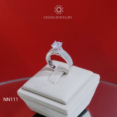 Nhẫn CHAM JEWELRY NN111, Chủ 6.0mm (Barcode TNN1501)