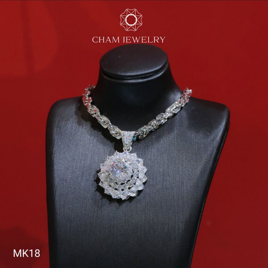 Mặt Dây Chuyền MK18 CHAM JEWELRY, Chủ 7.0mm (Barcode MA1786)