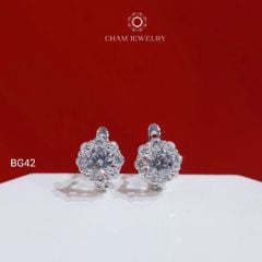 Hoa Tai BG42 CHAM JEWELRY , Chủ 5.5mm (Barcode TBG1071)