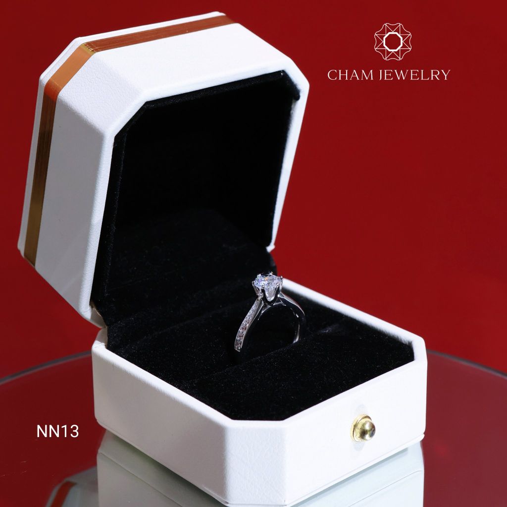 Nhẫn CHAM JEWELRY NN13, Chủ 6.0mm (Barcode TNN1502)