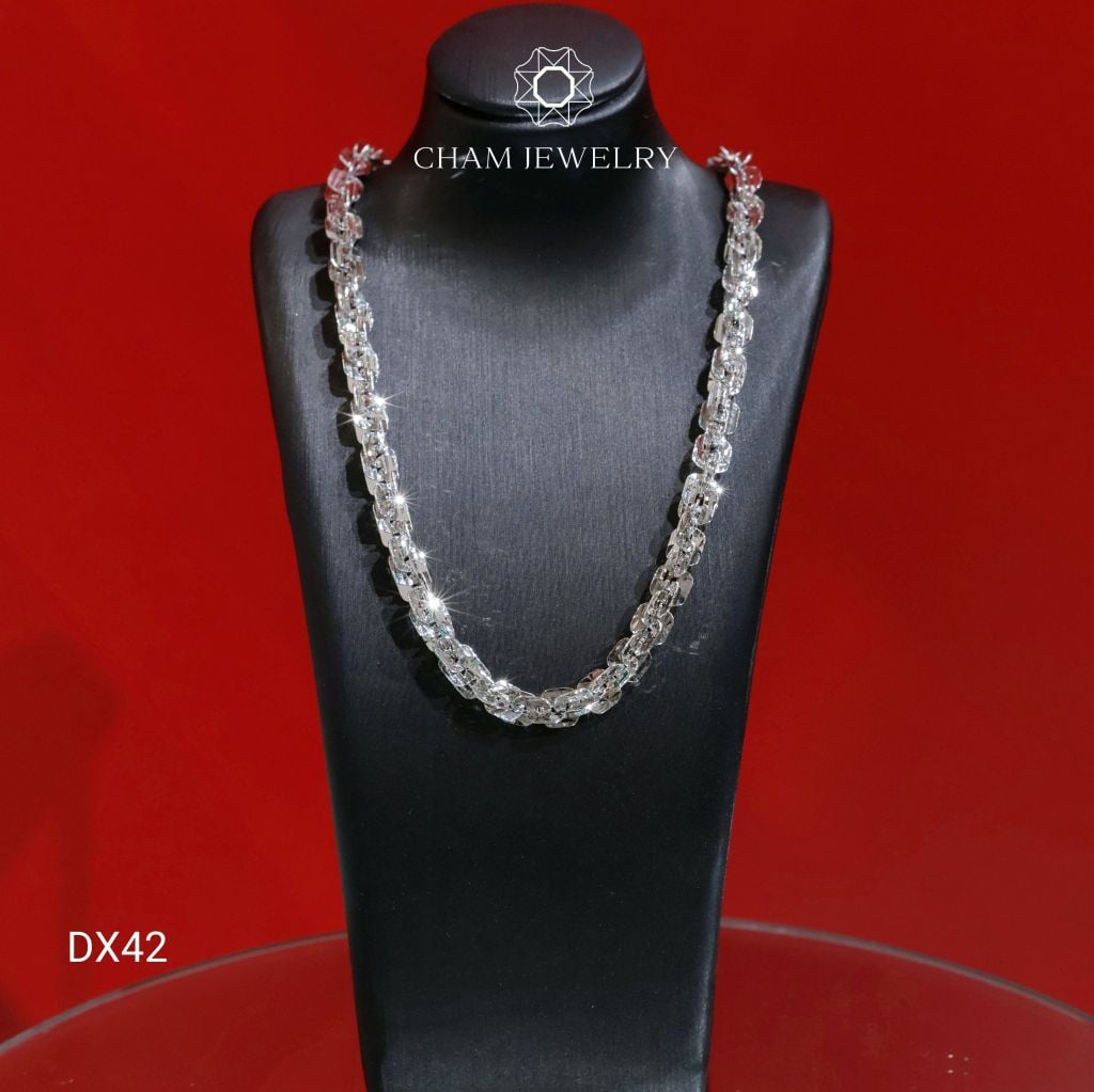 Dây Xoắn DX42 CHAM JEWELRY, Dây Xoắn Vuông Bản 5.0mm (Barcode TDBC824).