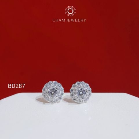 Hoa Tai BD287 CHAM JEWELRY, Chủ 4.0mm (Barcode TBD1716).