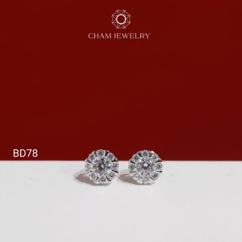 Hoa Tai BD78 CHAM JEWELRY, Chủ 3.5mm (Barcode TBD1775).