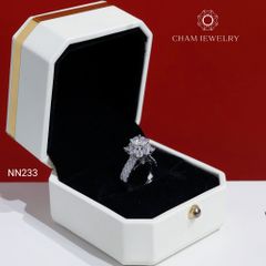 Nhẫn NN233 CHAM JEWELRY, Chủ 6.0mm ( Barcode TNN1803).