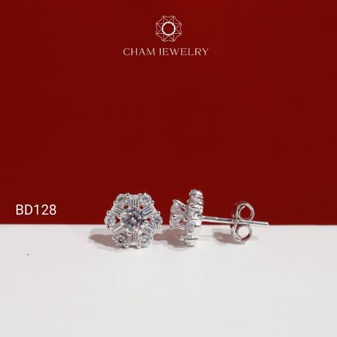 Hoa Tai BD128 CHAM JEWELRY , Chủ 4.0mm (TBD1905).