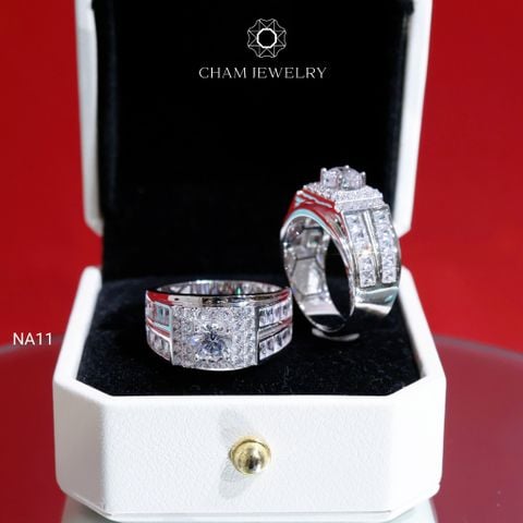 Nhẫn Nam CHAM JEWELRY NA11, Chủ 6.0mm (Barcode TNNA369).