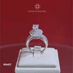 Nhẫn Nữ CHAM JEWELRY NN457, Chủ 6.0mm (Barcod CNTN370).