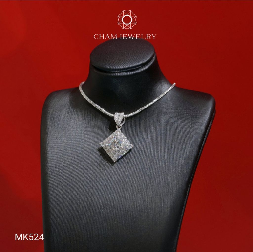 Mặt Dây Chuyền MK524 CHAM JEWELRY, Chủ 6.0mm (Barcode TMA1651)
