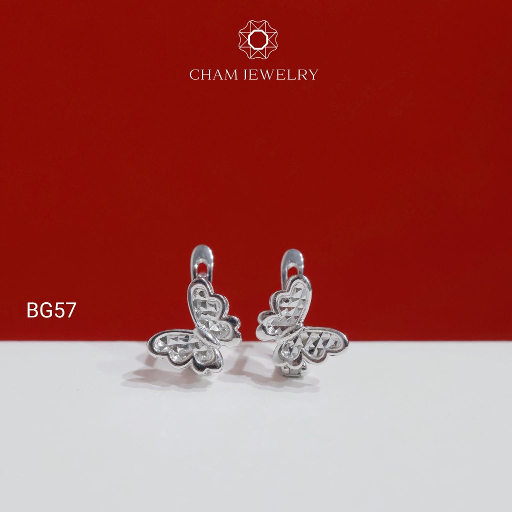 Hoa Tai CHAM JEWERLY BG57, Hoa Tai Bướm (Barcode TBG1111 )