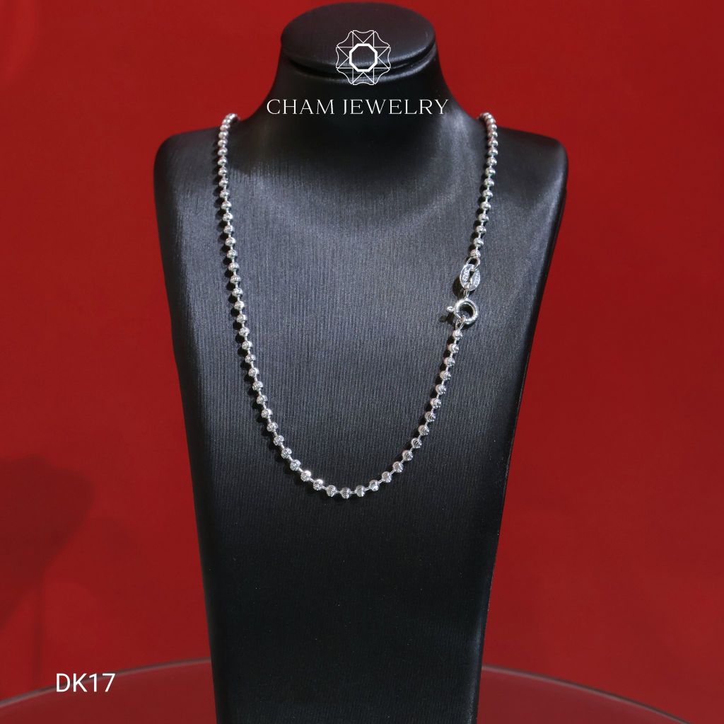 Dây Chuyền CHAM JEWELRY DK17, Dây Bi Tròn 2.0mm (Barcode CDYR913)