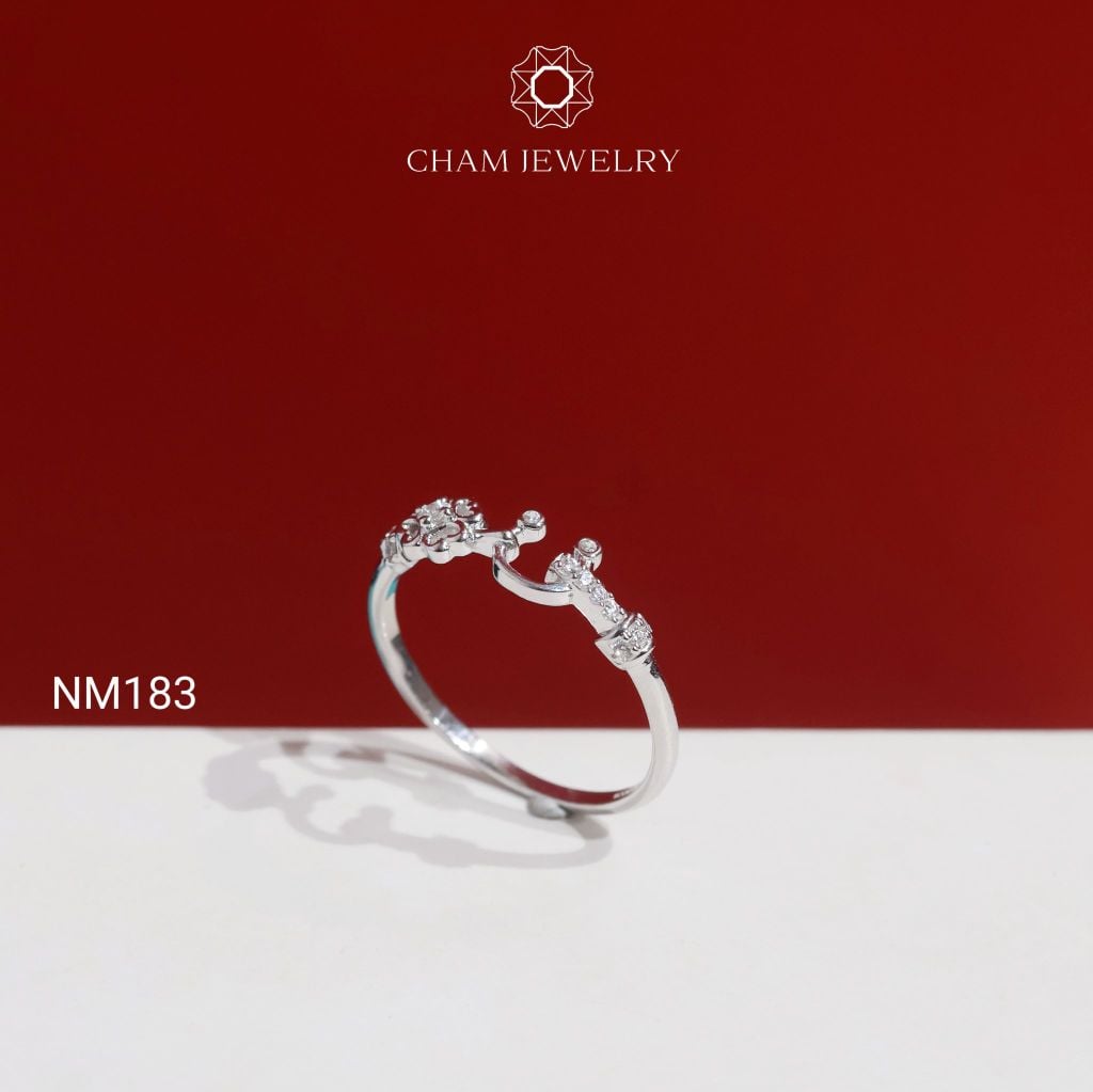 Nhẫn NM183 CHAM JEWELRY, Nhẫn Kiểu (Barcode TNT958).