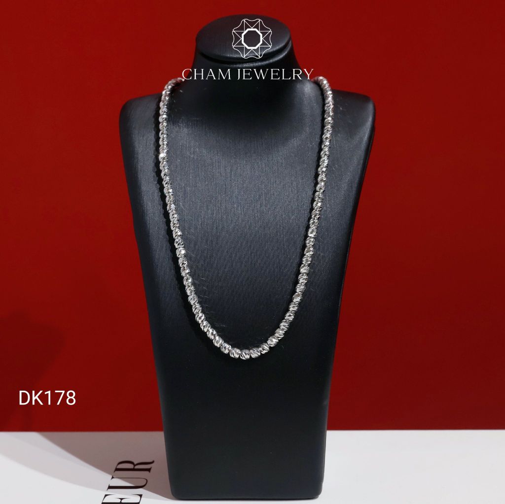 Dây Chuyền DK178 CHAM JEWELRY, Dây Bi 3.0mm (Barcode NDB3).