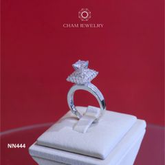 Nhẫn Nữ NN444 CHAM JEWELRY, Chủ 6.0mm (Barcode CALN113).