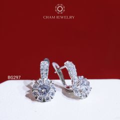 Hoa Tai BG297 CHAM JEWELRY, Chủ 5.0mm (Barcode TBG996).