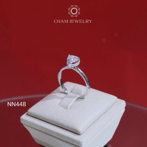 Nhẫn Nữ CHAM JEWELRY NN448, Chủ 6.0mm (Barcod TNN1314).