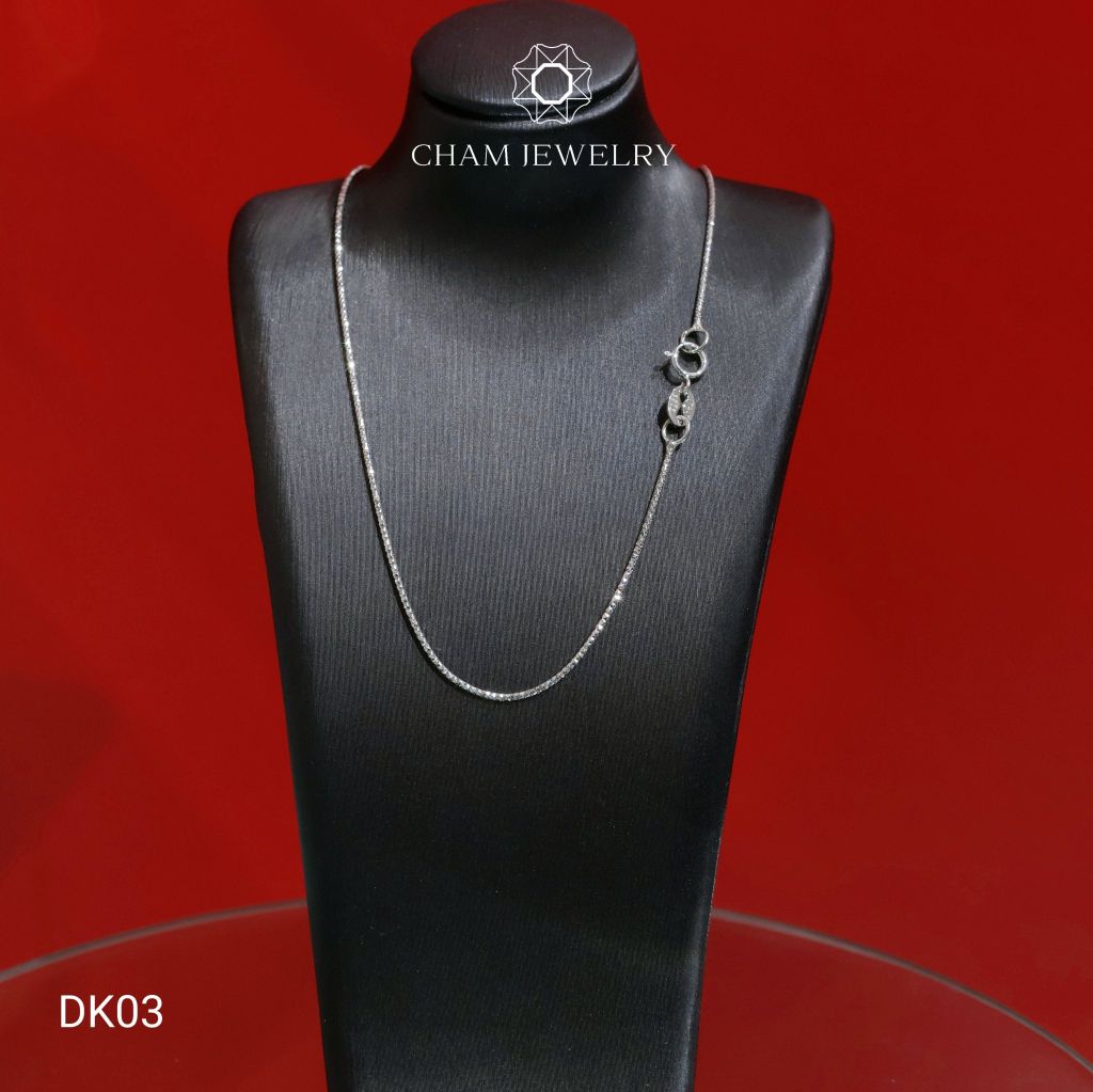 Dây Chuyền CHAM JEWELRY DK03, Bản 1.0mm (Barcode TDY590-CDAYY236-CHD156-TDY714-CDYR0114-C10D11D-CDYR220-NDCS5).
