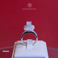 Nhẫn Nữ NN444 CHAM JEWELRY, Chủ 6.0mm (Barcode CALN113).