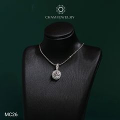 Mặt Dây Chuyền MC26 CHAM JEWELRY ,Chủ 6.3mm Moissanite  ( TVM46 - OCM36 ).