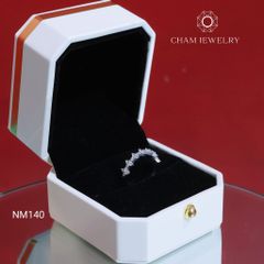 Nhẫn NM140 CHAM JEWELRY, Nhẫn Hoa 4 Cánh Bản 4.5mm (Barcode NNNH45).