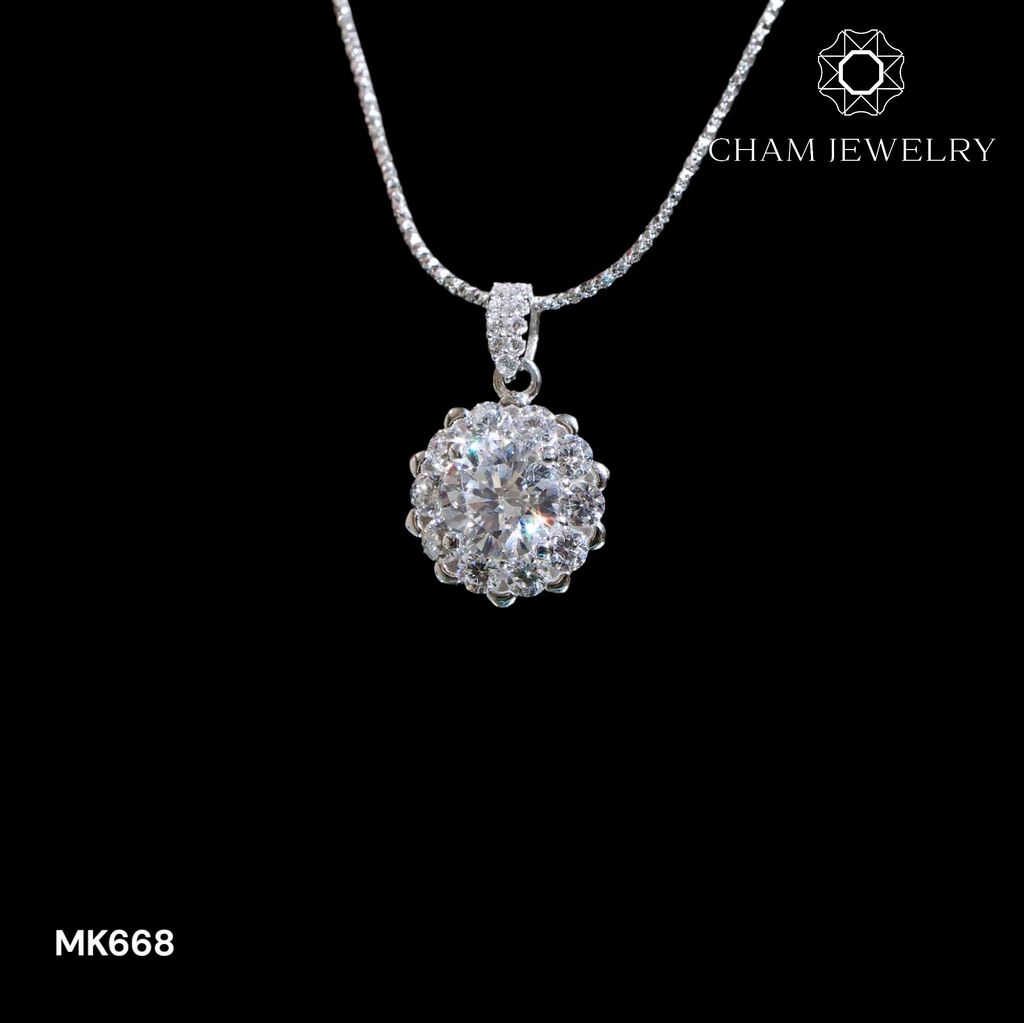 Mặt Dây Chuyền MK668 CHAM JEWELRY, Chủ 6.0mm (Barcode TMA1770).