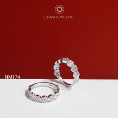 Nhẫn CHAM JEWELRY NM174, Nhẫn Kim Tiền Bản 4.5mm (Barcode C43N1789).