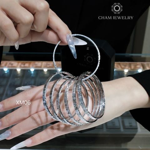 Vòng Tay CHAM JEWELRY XM06, Bản 4.0mm (Barcode TXC103)