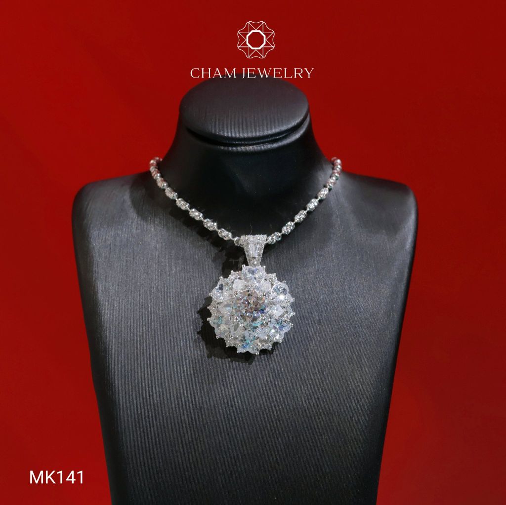 Mặt Dây Chuyền MK141 CHAM JEWELRY, Mặt Tia Chủ 7.0mm (Barcode TMA1254)