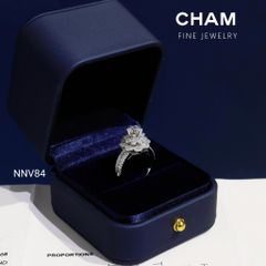 Nhẫn Nữ NNV84 Vàng 10k Chủ 5.4mm Kim Cương Lab Grown Diamond (Barcode DNU14)
