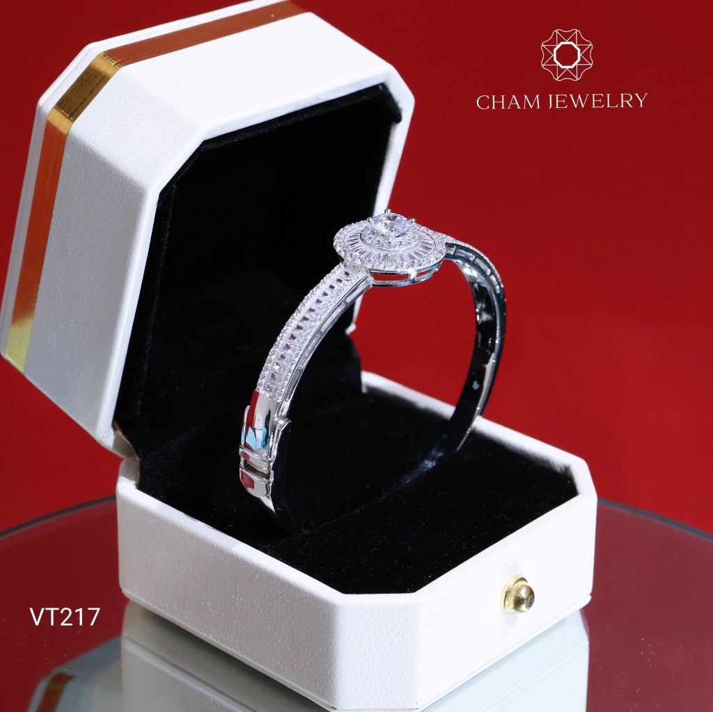Vòng Tay VT217 CHAM JEWELRY Chủ 6.0mm (Barcode CV6028)