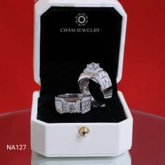 Nhẫn Nam NA127 CHAM JEWELRY, Chủ 6.0mm (Barcode TNNA413).