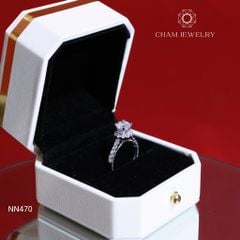 Nhẫn Nữ NN470 CHAM JEWELRY, Chủ 6.5mm (Barcode CN6974-TNN972).