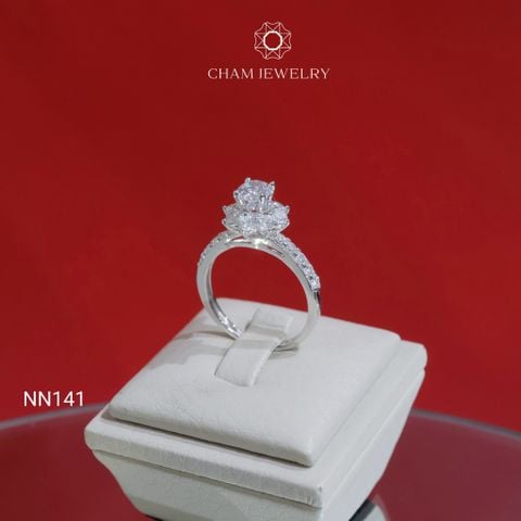 Nhẫn NN141 CHAM JEWELRY, Chủ 5.5mm (Barcode TNNA1748).