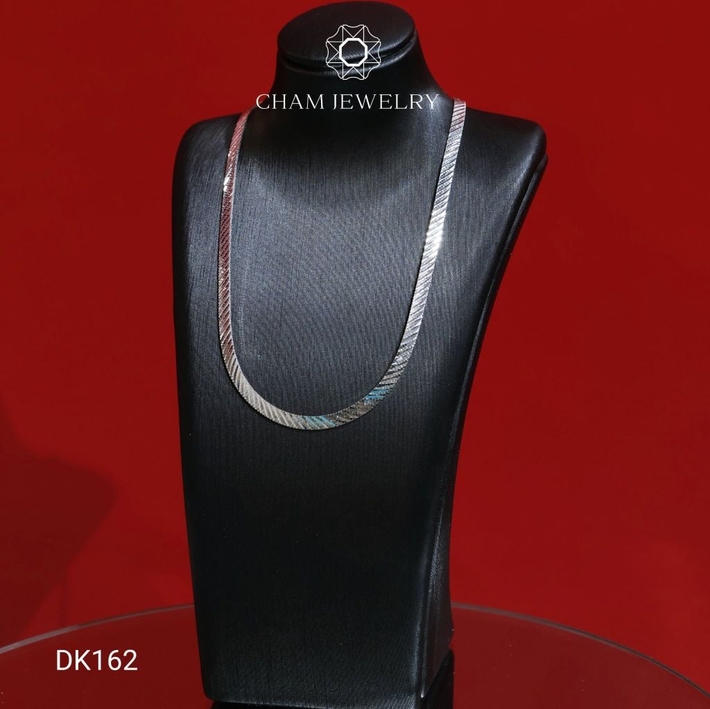 Dây Chuyền CHAM JEWELRY DK162, Dây Ép Bản 2.6mm (Barcode (TDBC783).