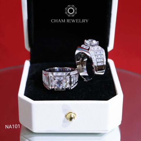 Nhẫn Nam NA101 CHAM JEWELRY, Chủ 7.0mm (Barcode TNNA154).