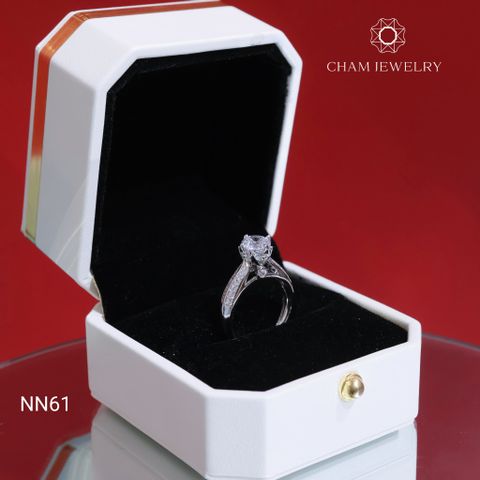 Nhẫn CHAM JEWELRY NN61, Chủ 6.5mm (Barcode TNN1248)